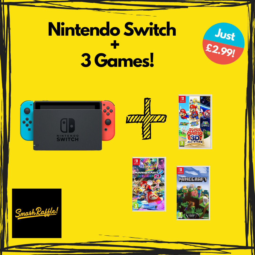 Nintendo Switch + 3 Games