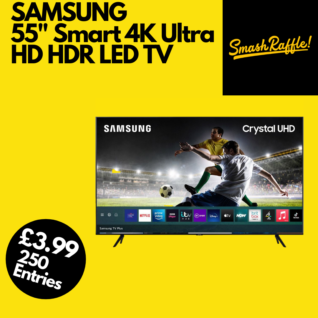 SAMSUNG 55″ Smart 4K Ultra HD HDR LED TV